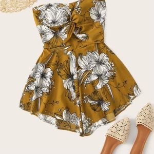 NWOT - Shein Strapless Romper